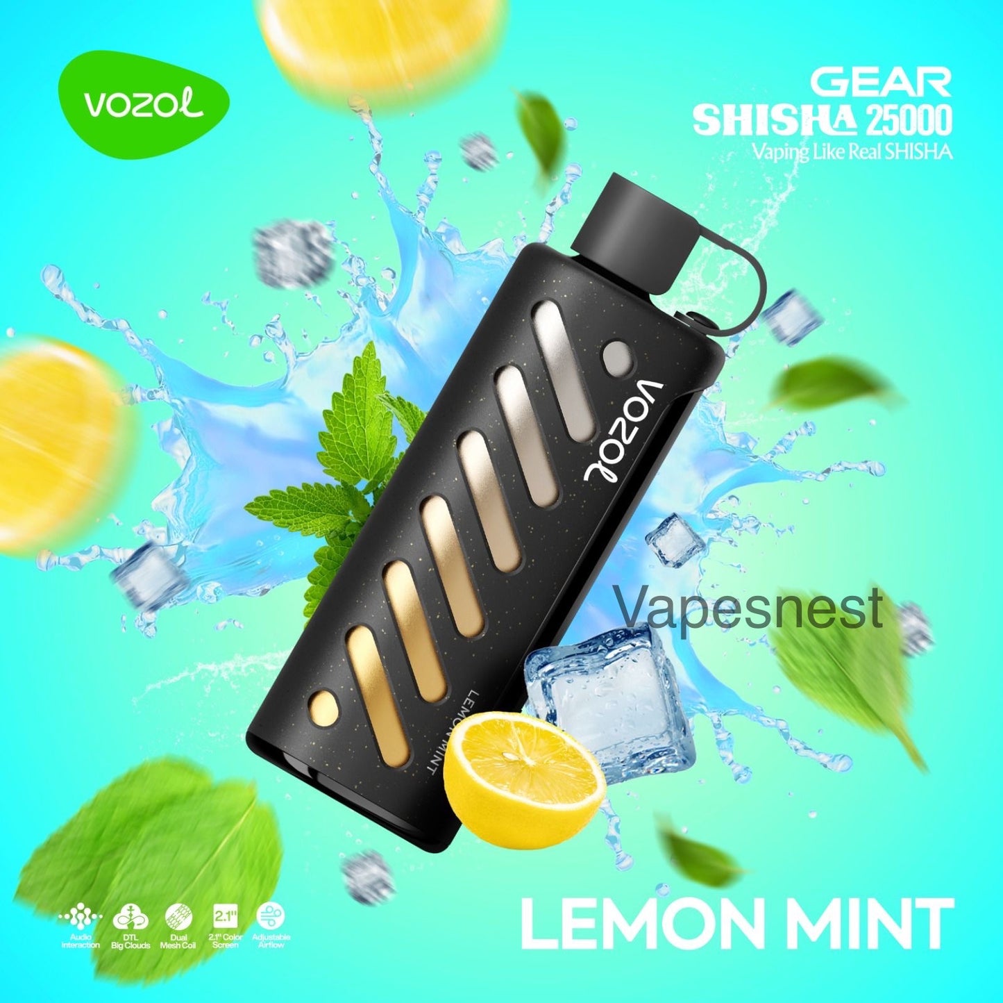 Vozol Gear shisha 25000 Disposable vape Dubai, UAE