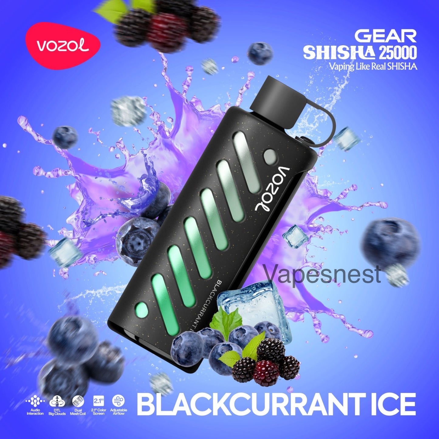 Vozol Gear shisha 25000 Disposable vape Dubai, UAE