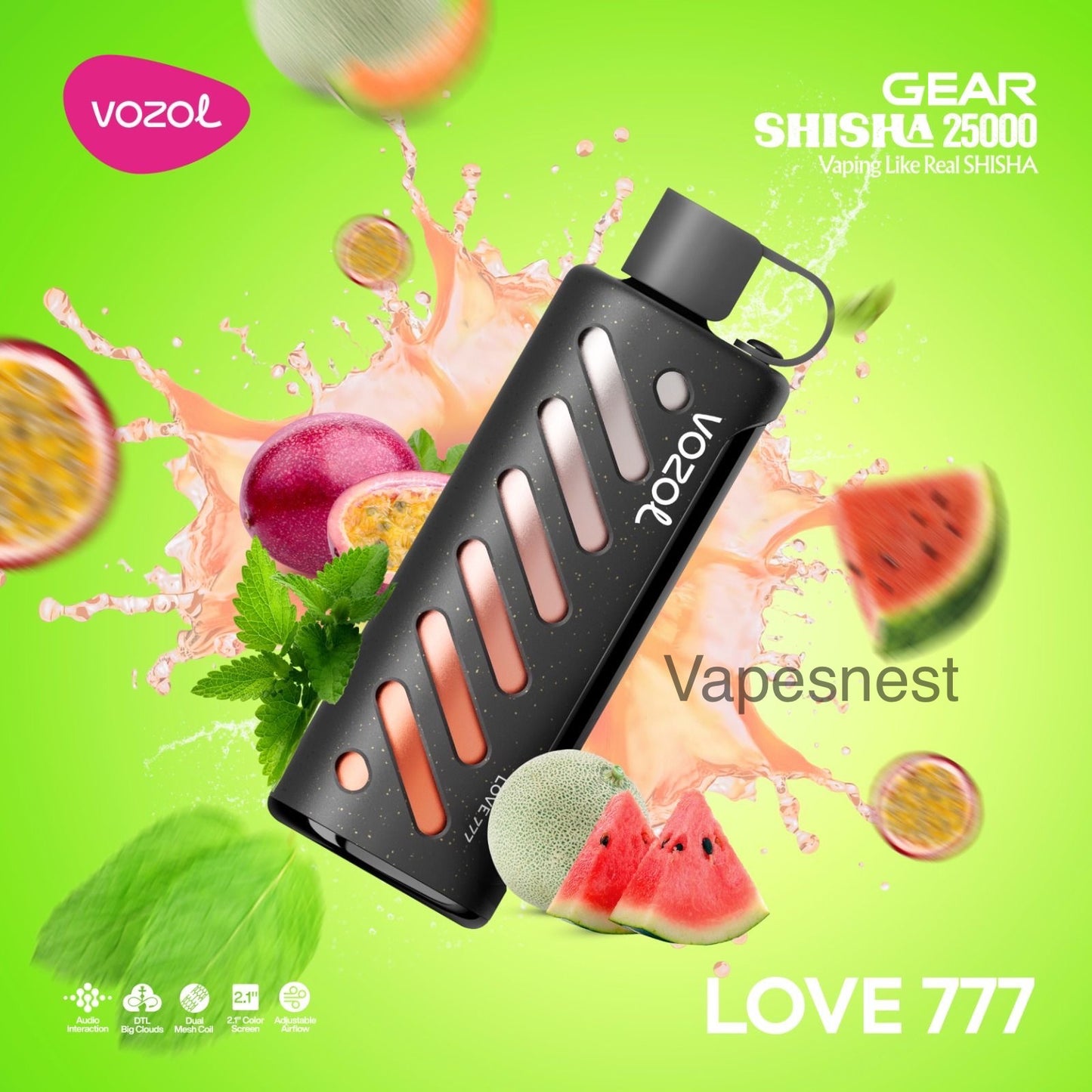 Vozol Gear shisha 25000 Disposable vape Dubai, UAE