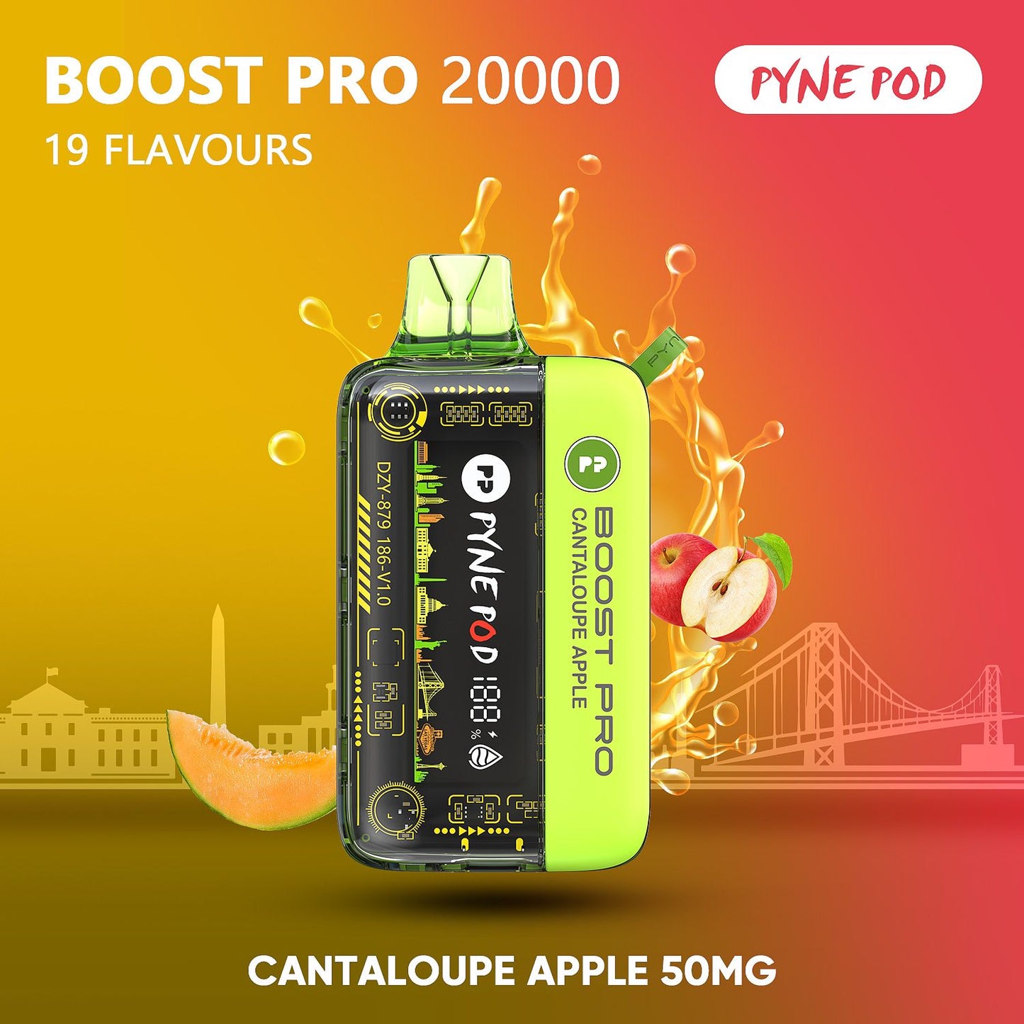 Pyne Pod Boost Pro 20000 Puffs Disposable Vape UAE