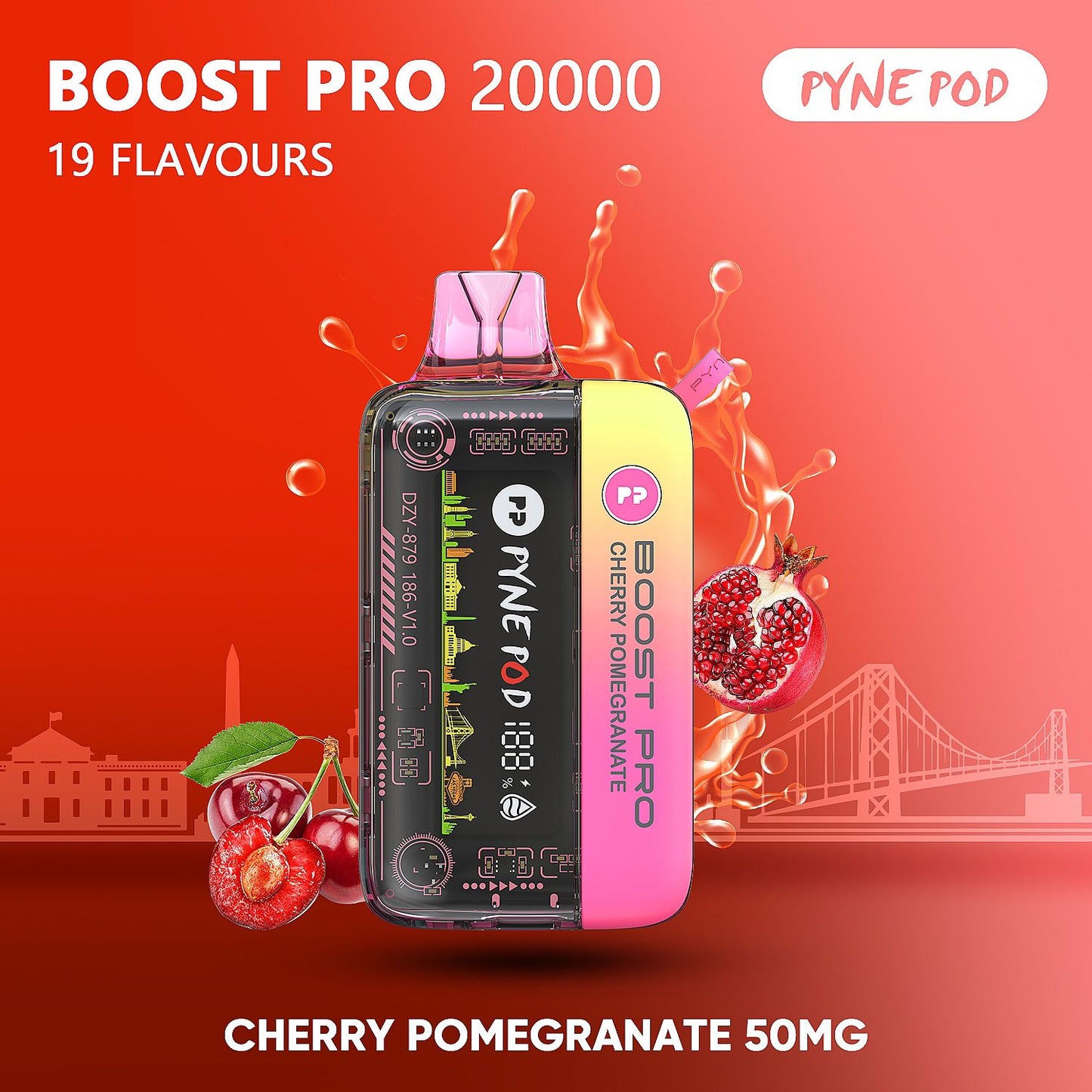 Pyne Pod Boost Pro 20000 Puffs Disposable Vape UAE