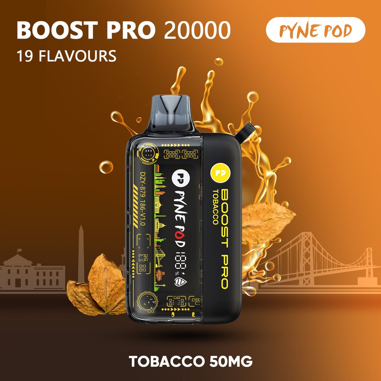 Pyne Pod Boost Pro 20000 Puffs Disposable Vape UAE