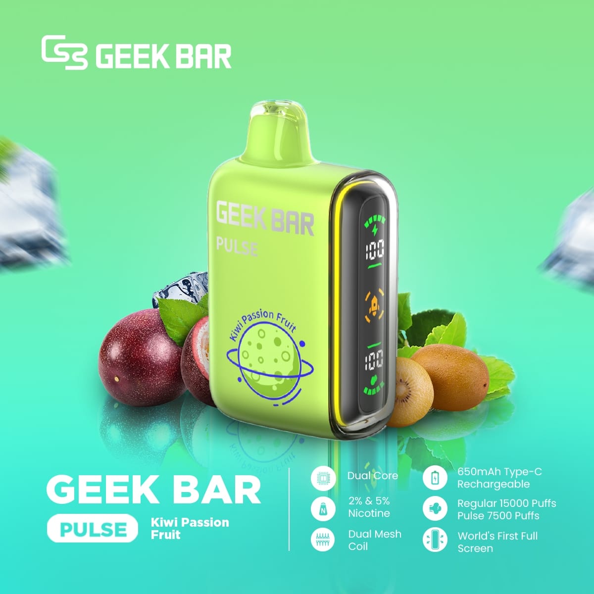 GEEK Bar Pulse 15000 Puffs Disposable Vape in UAE