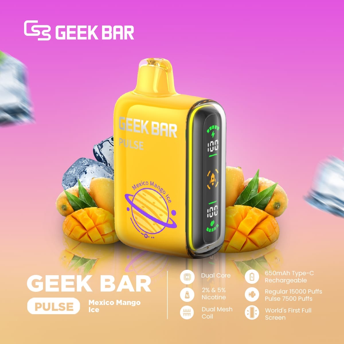 GEEK Bar Pulse 15000 Puffs Disposable Vape in UAE