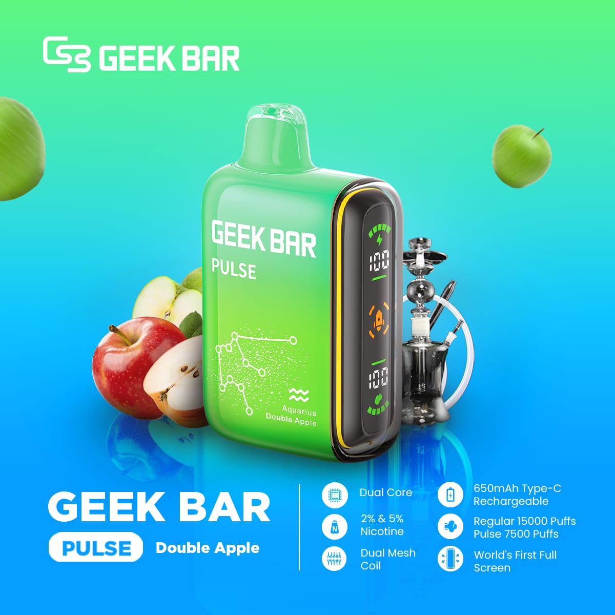 GEEK Bar Pulse 15000 Puffs Disposable Vape in UAE