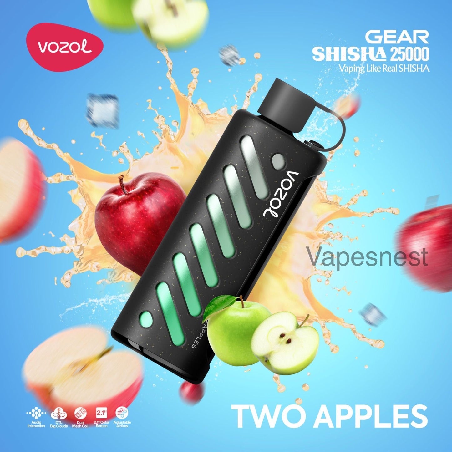 Vozol Gear shisha 25000 Disposable vape Dubai, UAE