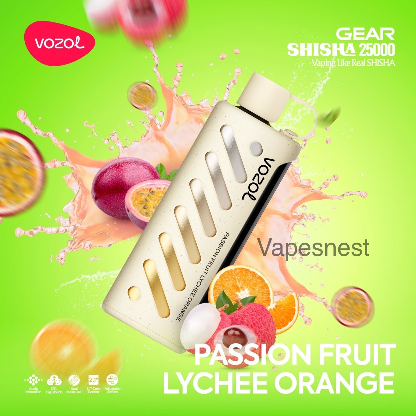 Vozol Gear shisha 25000 Disposable vape Dubai, UAE