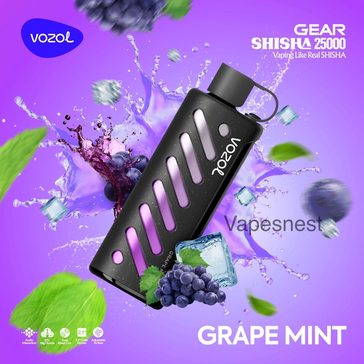 Vozol Gear shisha 25000 Disposable vape Dubai, UAE