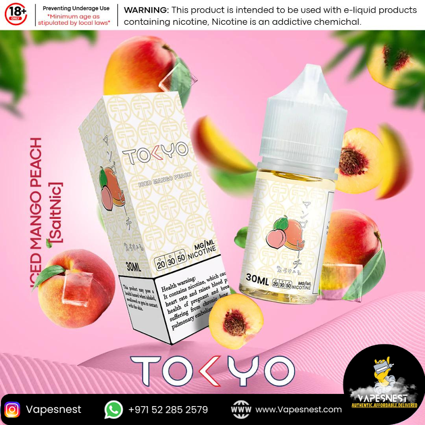 Tokyo Juice Iced Mango Peach [SaltNic]