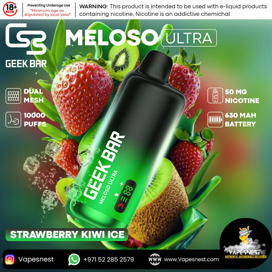 Geek Bar Meloso Ultra Disposable 10,000-Puffs