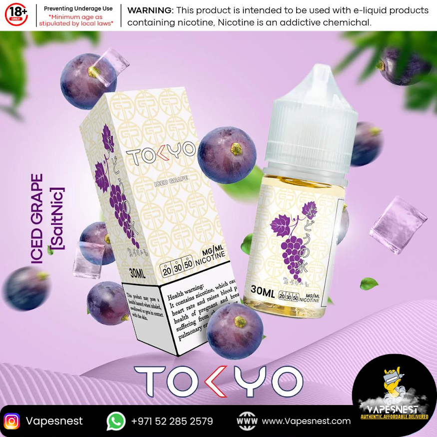 Tokyo Juice iced Grape [SaltNic]