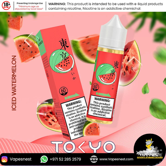 Tokyo Juice Iced Watermelon 3mg 60ml – The Ultimate Refreshing Watermelon Experience