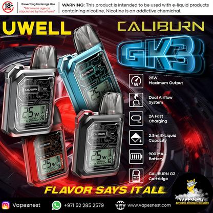 Uwell Caliburn GK3 Pod Kit