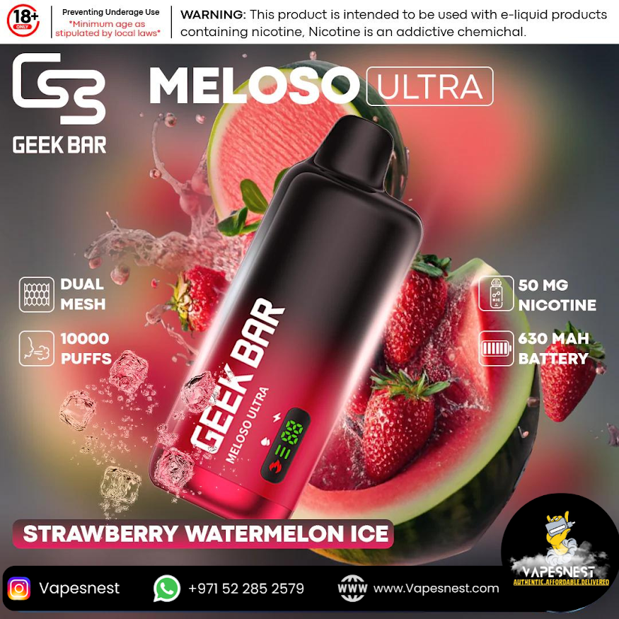 Geek Bar Meloso Ultra Disposable 10,000-Puffs