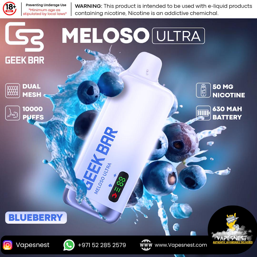 Geek Bar Meloso Ultra Disposable 10,000-Puffs