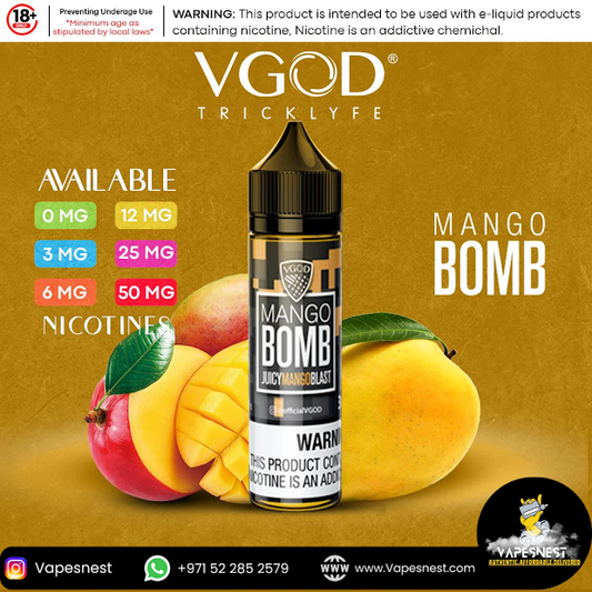 VGOD Juice Mango Bomb 3mg 60ml – Tropical Flavor in Every Drop