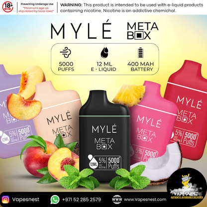 Myle Meta Box Disposable 5000-Puffs