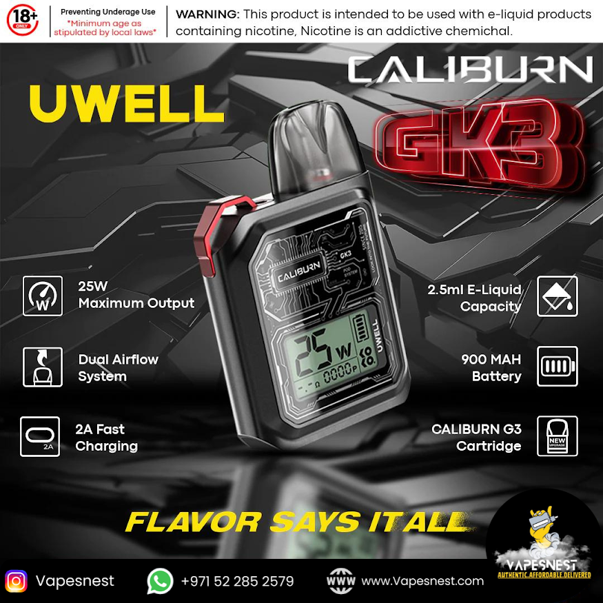 Uwell Caliburn GK3 Pod Kit