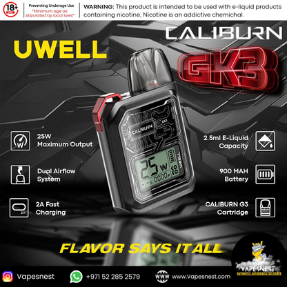 Uwell Caliburn GK3 Pod Kit