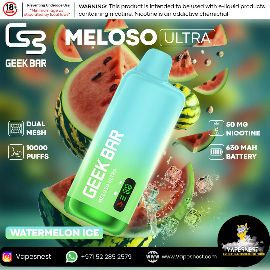 Geek Bar Meloso Ultra Disposable 10,000-Puffs