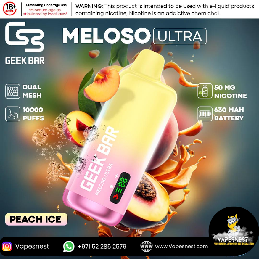 Geek Bar Meloso Ultra Disposable 10,000-Puffs