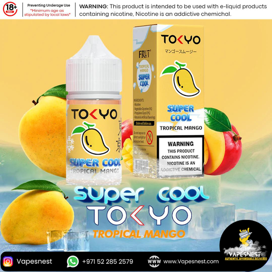 Tokyo Juice Super Cool Tropical Mango Disposable Vape – A Burst of Tropical Freshness