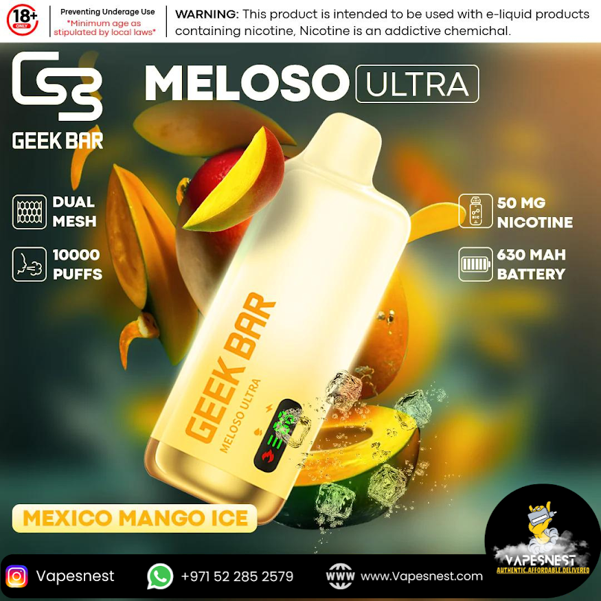 Geek Bar Meloso Ultra Disposable 10,000-Puffs