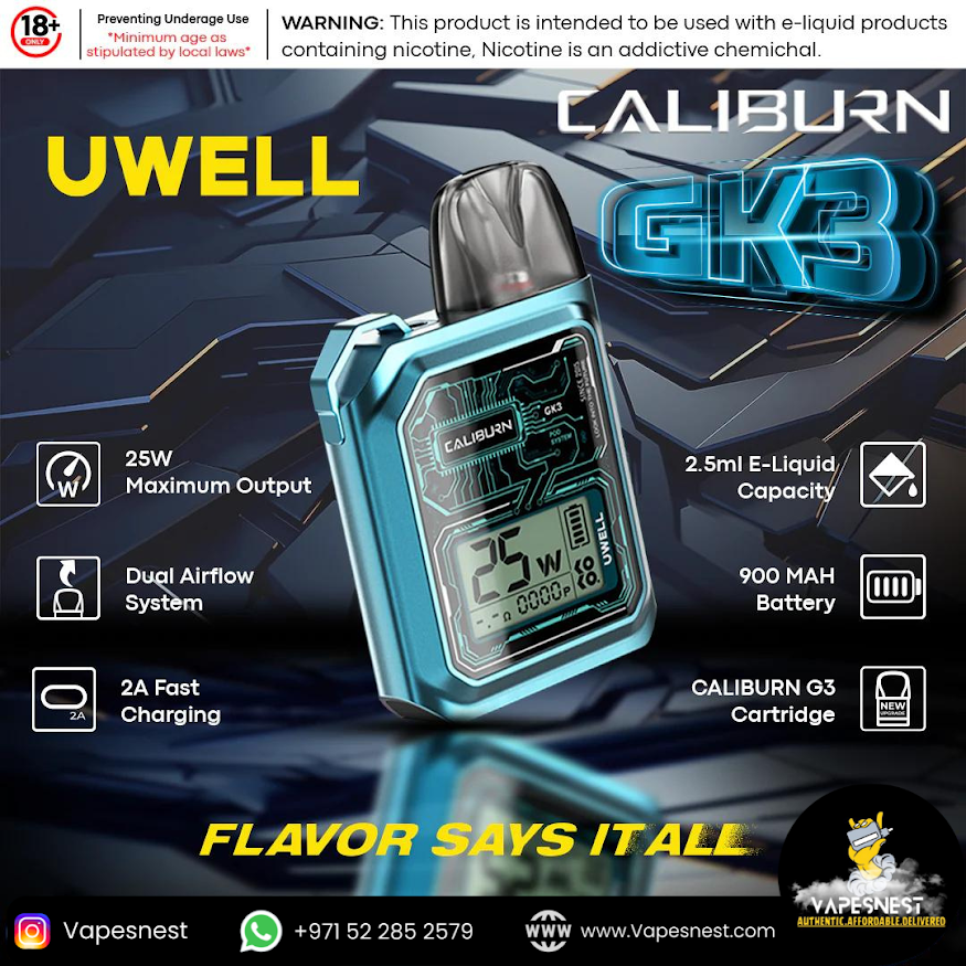 Uwell Caliburn GK3 Pod Kit