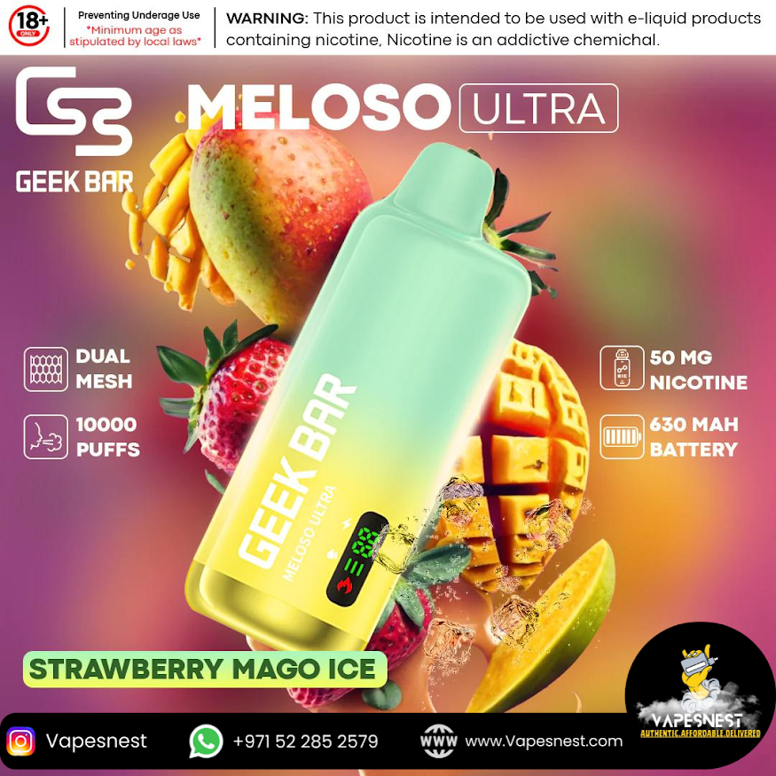 Geek Bar Meloso Ultra Disposable 10,000-Puffs