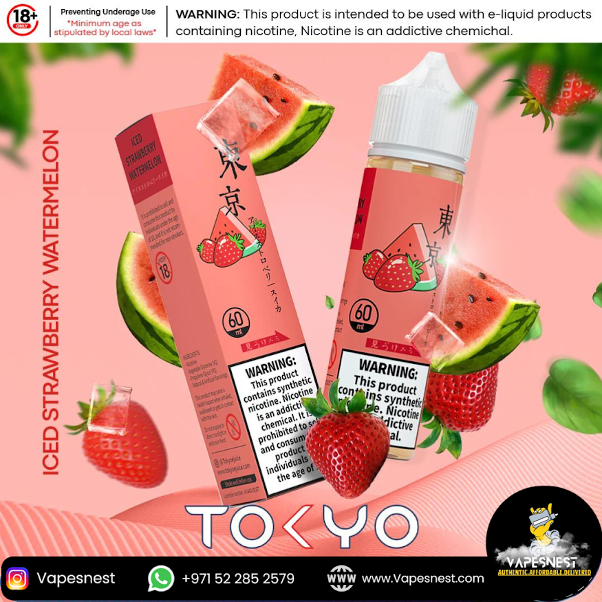 Tokyo Juice Iced Strawberry 3mg 60ml – Refreshing Flavor Fusion