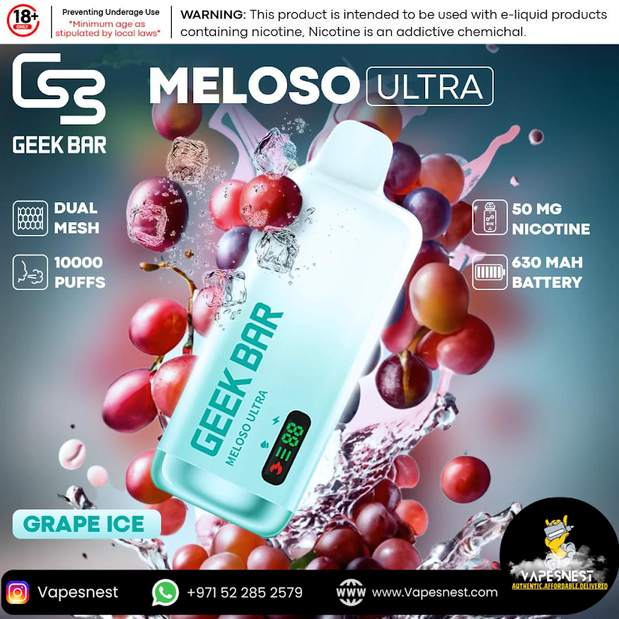 Geek Bar Meloso Ultra Disposable 10,000-Puffs