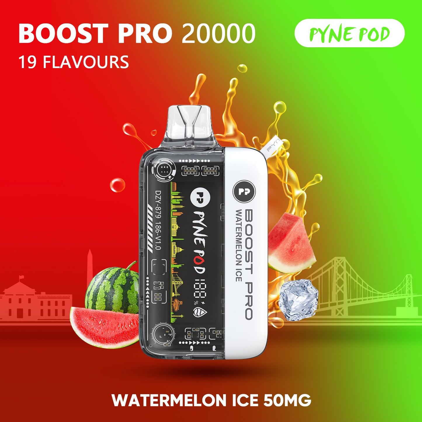 Pyne Pod Boost Pro 20000 Puffs Disposable Vape UAE