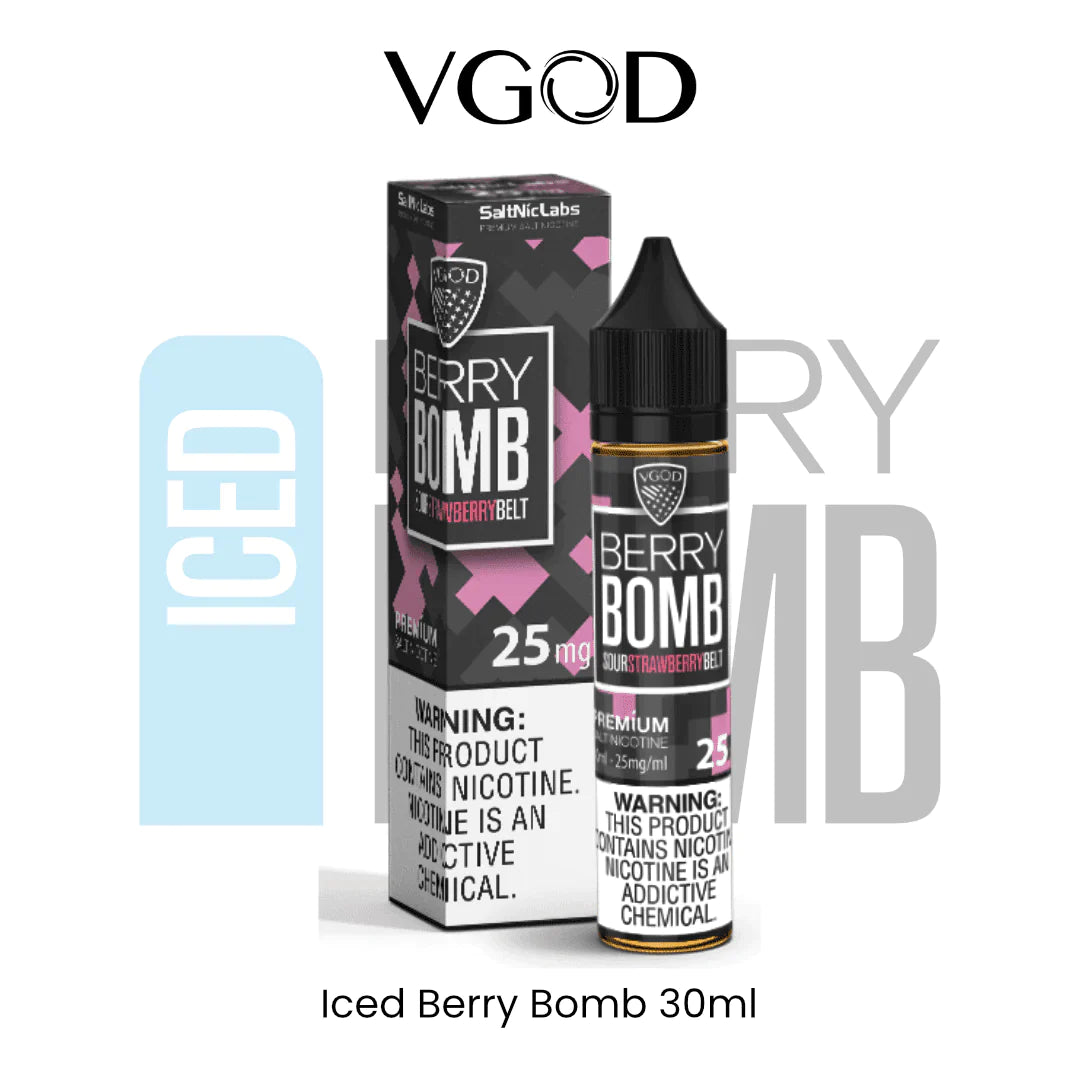 VGOD Juice Iced Berry Bomb 30ml – Frosty Mixed Berry Delight