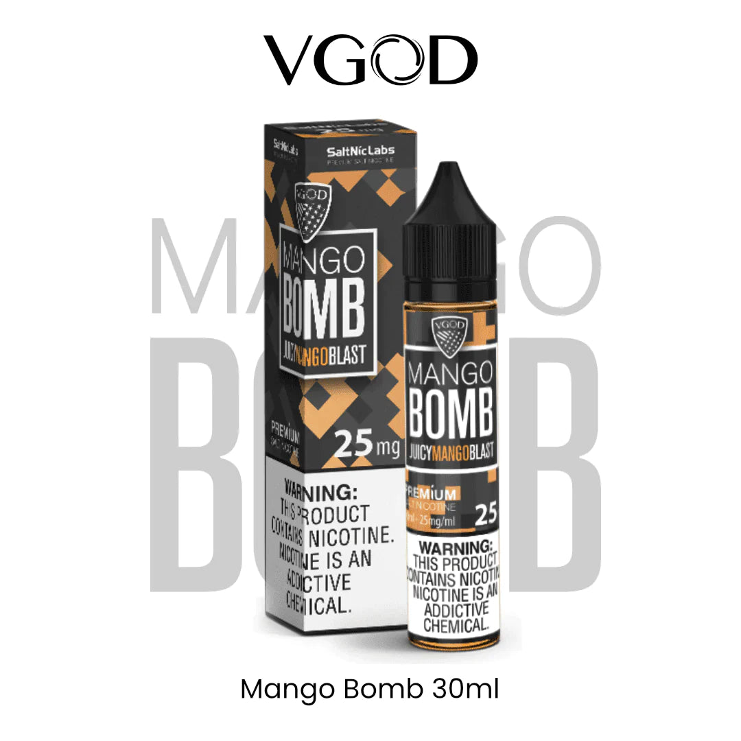 VGOD Juice Mango Bomb 25mg 30ml – Tropical Sweetness in Every Puff