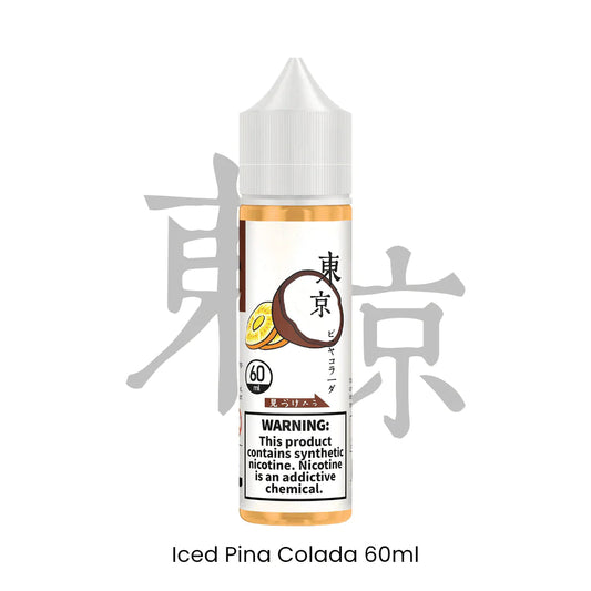 Tokyo Juice Iced Pinacolada 3mg 60ml – Double the Delight, Double the Flavor